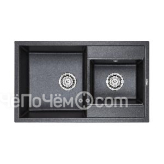 Кухонная мойка PAULMARK Tandem PM238250-BLM