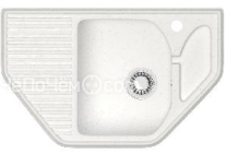 Кухонная мойка ZETT lab 22/Q1 белый лед T022Q001