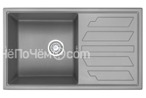 Кухонная мойка GRANULA GR-8002 алюминиум