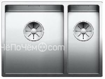Кухонная мойка BLANCO CLARON 340/180-U 521609 нерж. сталь