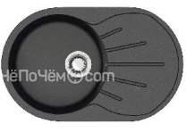 Кухонная мойка ZETT lab 110/Q4 черный T110Q004