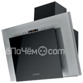 Вытяжка INDESIT IHVP 6.4 AL K черный/серый