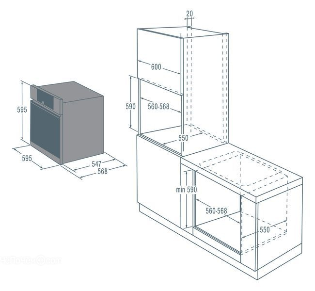 Духовой шкаф GORENJE go 778 x