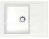 Кухонная мойка ZETT lab 150/Q1 белый лед T150Q001