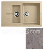 Кухонная мойка LAVA d.2  (sahara бежевый)