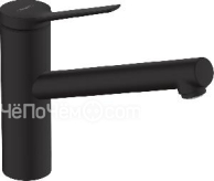 Смеситель HANSGROHE Zesis M33 150 матовый черный (74802670)