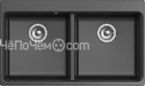 Кухонная мойка RIVELATO AXEL 90-2D antracite
