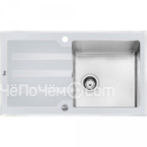 Кухонная мойка TEKA lux 1b 1d 86 white