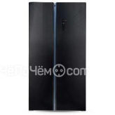 Холодильник GINZZU NFK-605 Black glass