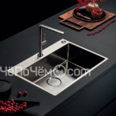 Кухонная мойка FALMEC COMO 50 CM PVD GUN METAL (SCO5000F.00#PPF)