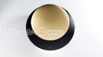 Вытяжка SIRIUS SLTC94 ECLIPSE black/gold
