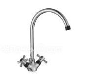 Смеситель DECOROOM DR51028 черный/хром