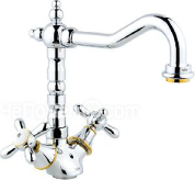 Смеситель TIMO ritz 0143fk золотистый