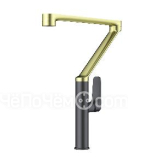 Смеситель OMOIKIRI Tara-GM светлое золото/вороненая сталь (4994396)