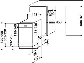 Посудомоечная машина WHIRLPOOL adg522x
