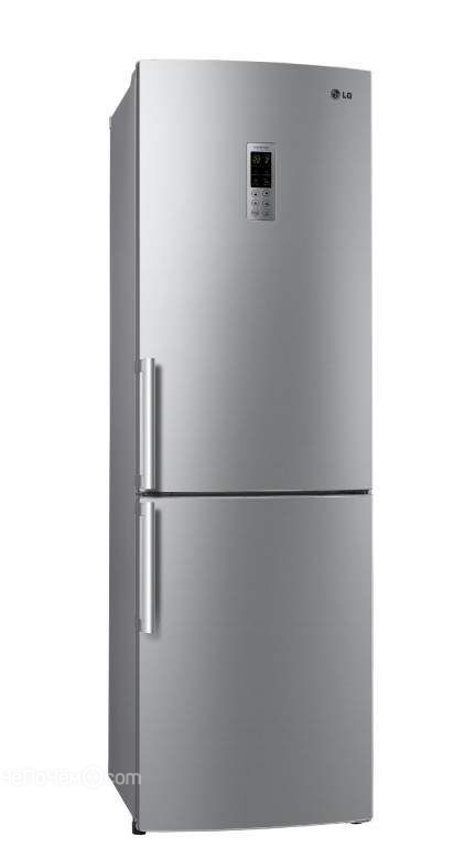 Холодильник LG ga-b489zvck серебристый
