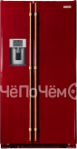 Холодильник IO MABE ORE24CGHFRR бордо, ручки золото/бронза
