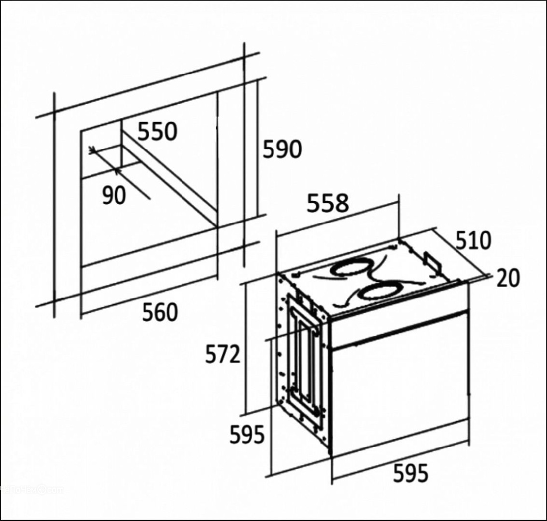 Духовой шкаф EXITEQ EXO-205 Black