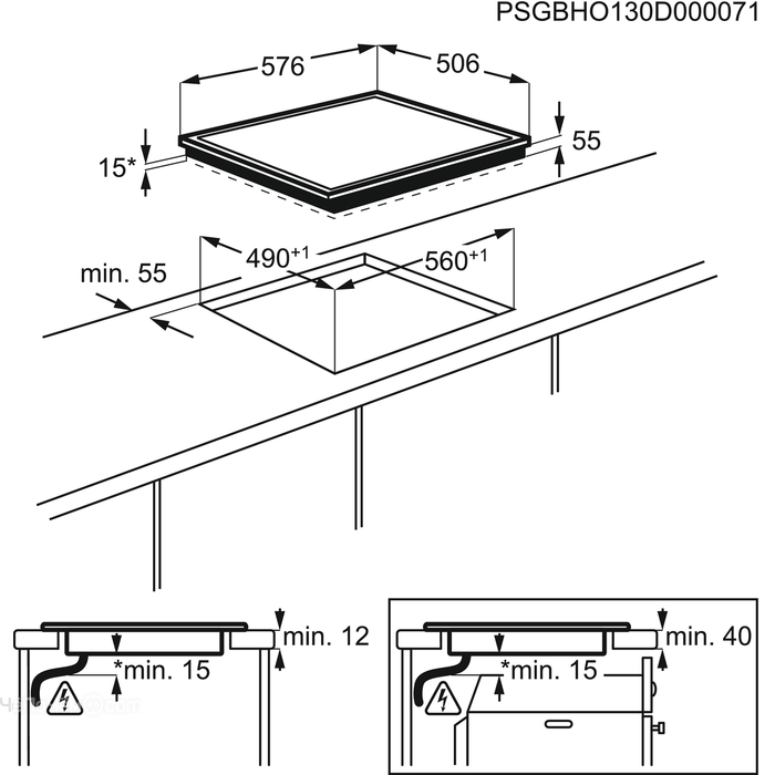 Варочная панель ZANUSSI zen 6641 xba