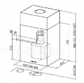 Вытяжка FABER CUBIA ISOLA PLUS EV8 X A45
