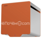 Вытяжка MAUNFELD box quadro 38 нержавейка/ оранжевое стекло