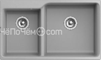 Кухонная мойка RIVELATO AXEL 90D grigio metallizzato