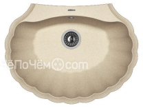 Кухонная мойка FLORENTINA Гребешок песочный (20.345.E0695.107)