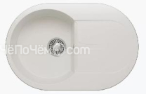 Кухонная мойка POLYGRAN Atol-760 №36 белый хлопок