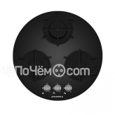 Варочная панель MAUNFELD mghg.53.19b_black glass_round