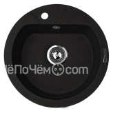 Кухонная мойка LAVA r.3 (lava чёрный металлик)