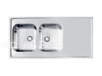 Кухонная мойка ALVEUS Classic Pro 100 SAT-90 1130474 (в комплекте с сифоном)
