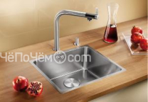 Кухонная мойка Blanco ANDANO 450-IF нерж. сталь зеркальная полировка с отв. арм. InFino (арт.522961)