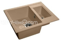 Кухонная мойка GRANFEST Quadro GF-Q610K топаз