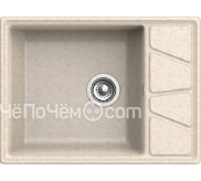 Кухонная мойка GRANFEST GF-V-680L бежевый