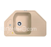 Кухонная мойка ZIGMUND SHTAIN ECKIG 800 топленое молоко