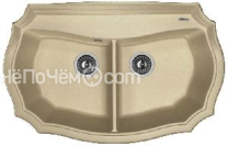 Кухонная мойка FLORENTINA Эмилия 870 бежевый (20.365.F0870.104)