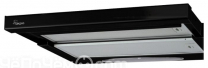 Вытяжка AKPO wk-7 лайт гласс 60 см. черное стекло/нержавейка