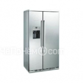 Холодильно-морозильный шкаф KUPPERSBUSCH ke 9750-0-2t сталь, боковые части окрашены