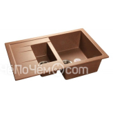 Кухонная мойка GRANFEST Quadro GF-Q775KL (775х500) Терракот 307 разм.+крыло 421268