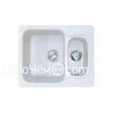 Кухонная мойка GRANFEST 615 ЕСО-09 1.5-чаш. 620*480 белый 444892