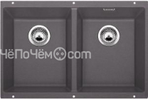 Кухонная мойка BLANCO SUBLINE 350/350-U SILGRANIT 523575 темная скала