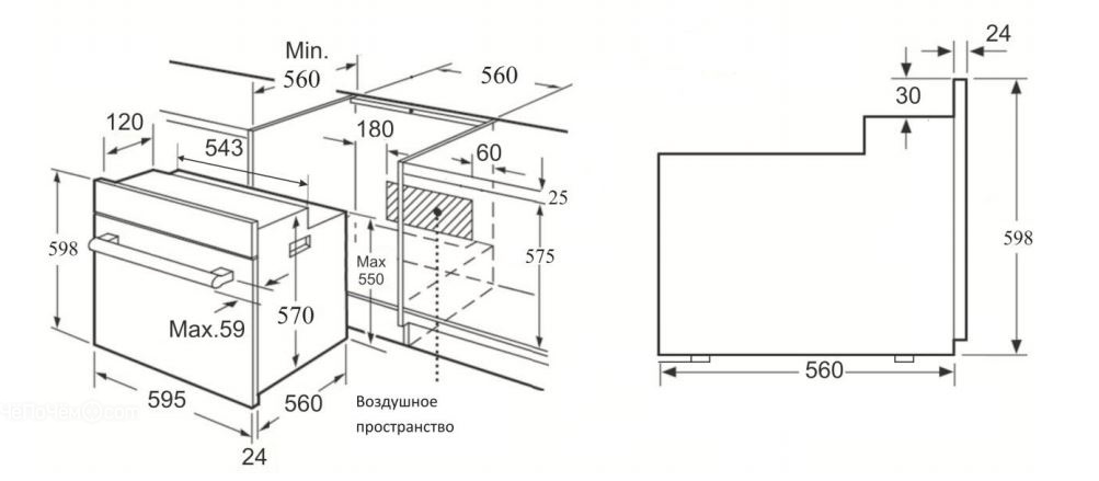 Духовой шкаф ZIGMUND & SHTAIN en 222.112 b