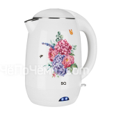 Чайник BQ KT1702P белый-цветы
