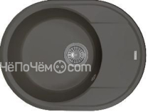 Кухонная мойка Flortek Дафна 620 антрацит (23.030.B0620.302)