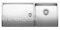 Кухонная мойка BLANCO claron 400/550-t-if/n чаша справа (517233)