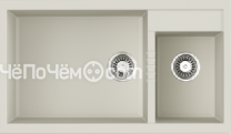 Кухонная мойка Omoikiri Tedori-86-2-LB-WH Tetogranit/белый (4993935)