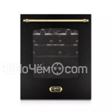 Винный шкаф LOFRA ZBRNM36T BRASS две зоны