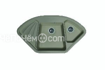 Кухонная мойка FLORENTINA капри серый шелк (20.185.J1060.307)