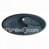 Кухонная мойка MARMORIN Silvanus Black Metalic 500 513 012 черный металлик