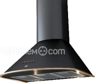 Вытяжка LEX am arco 600 p-b negra gold